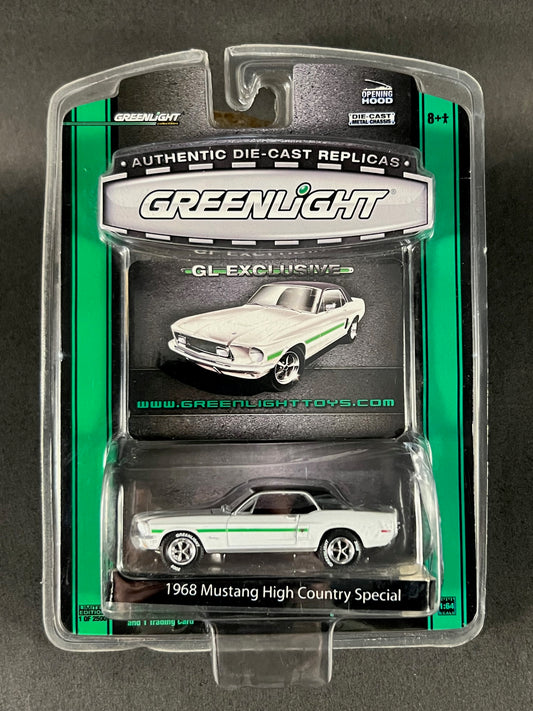 GreenLight 2008 GL Exclusive 1968 Mustang High Country Special, White