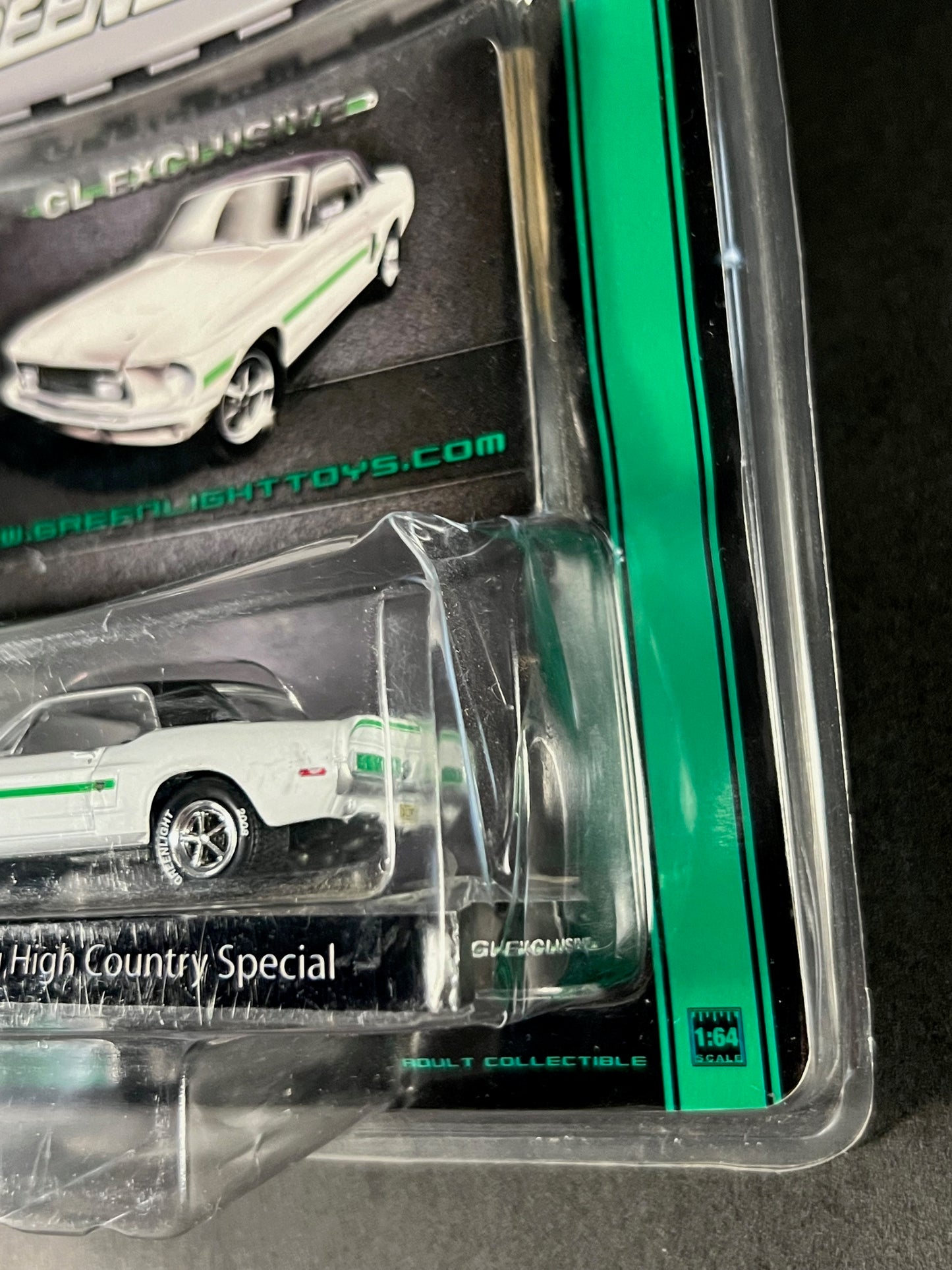 GreenLight 2008 GL Exclusive 1968 Mustang High Country Special, White