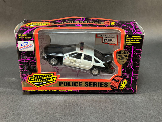 1995 Road Champs Police Series Boxed Oklahoma Highway Patrol, Black and White