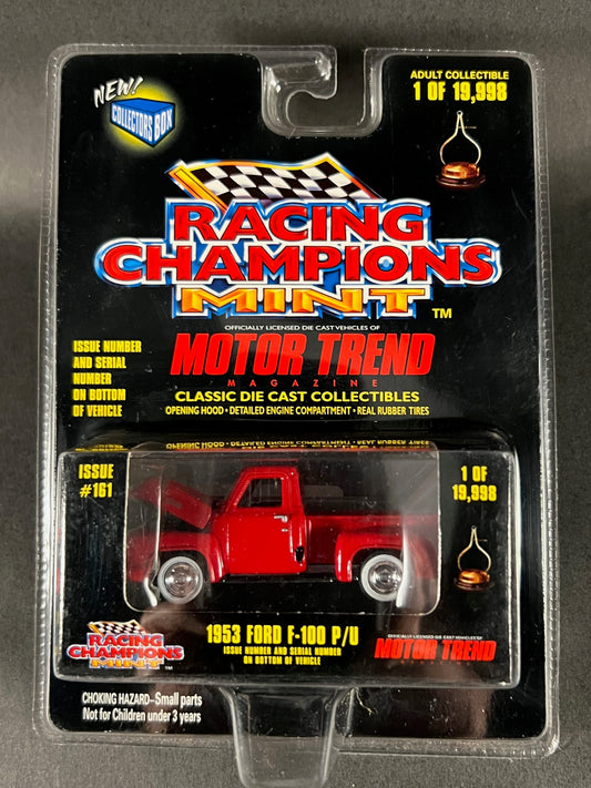 Racing Champions 1998 MINT Motor Trend Issue #161 1953 Ford F-100 P/U, Red