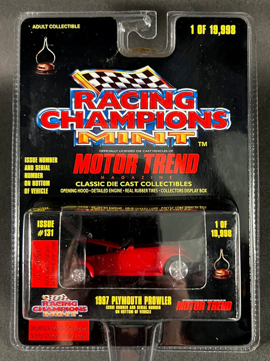 Racing Champions 1998 MINT Motor Trend #131 1997 Plymouth Prowler, Red