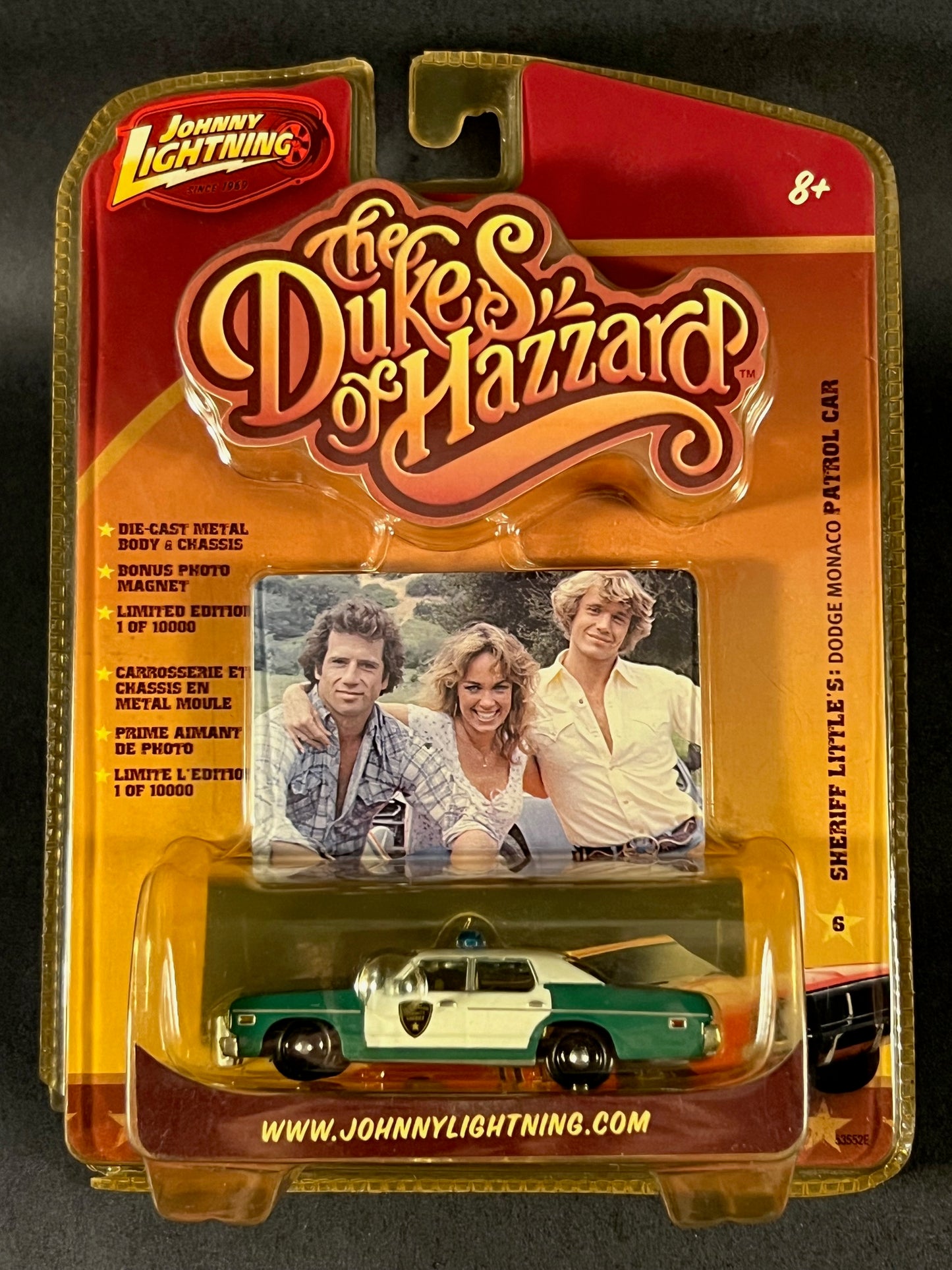 Johnny Lightning 2007 The Dukes of Hazzard #6 Sheriff Little's Dodge Monaco Patrol Car