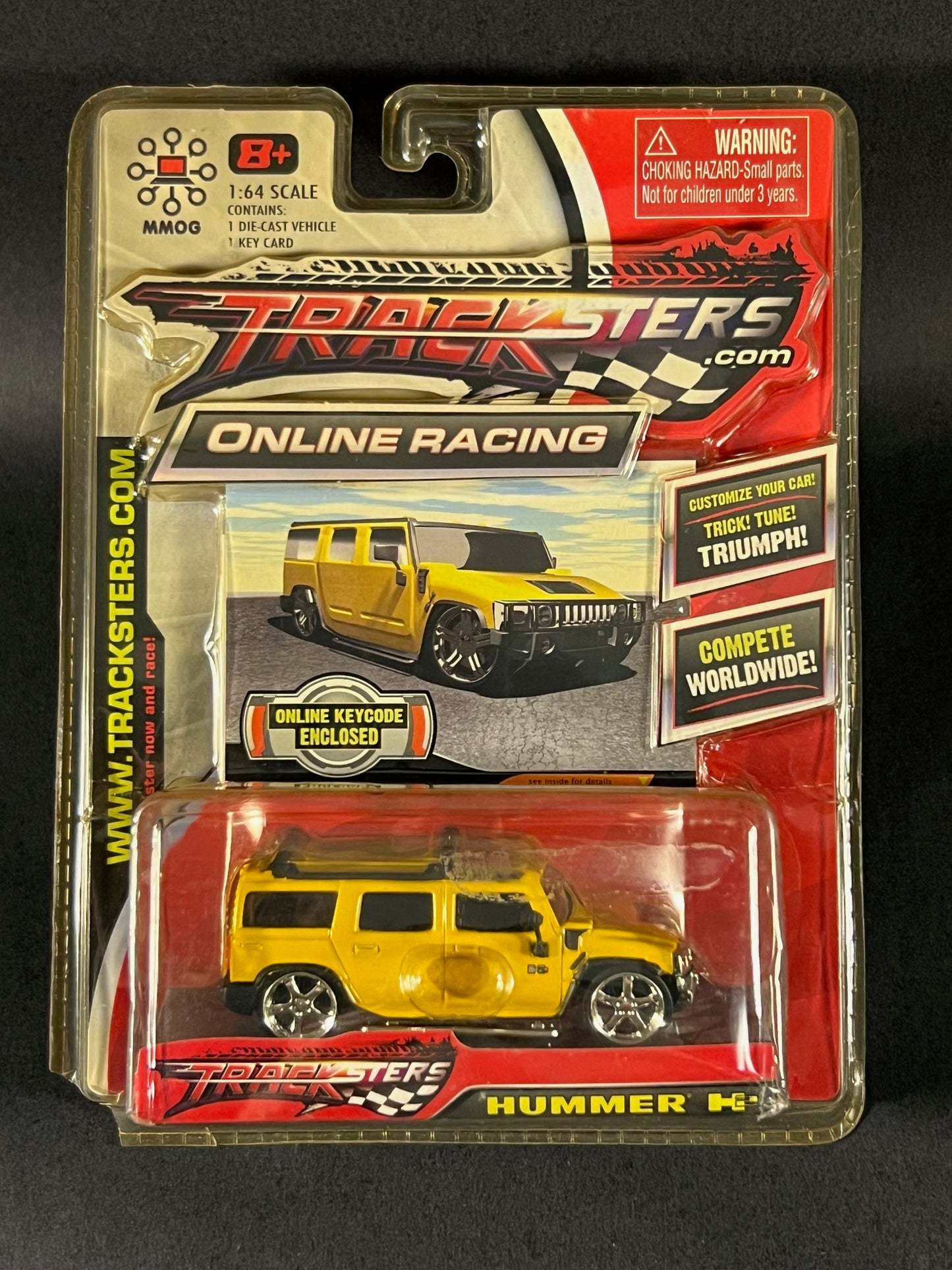 Tracksters.com 2008 Online Racing Hummer H2, Yellow