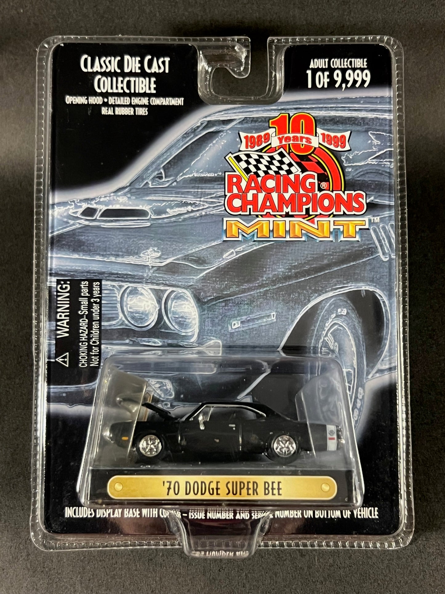 Racing Champions 1999 MINT Issue #247 '70 Dodge Super Bee, Black