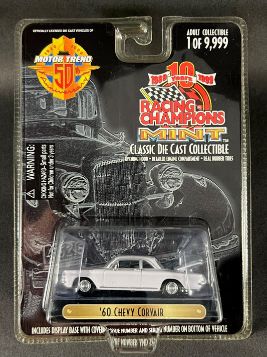 Racing Champions 1999 MINT Motor Trend 50th #197 '60 Chevy Corvair, White