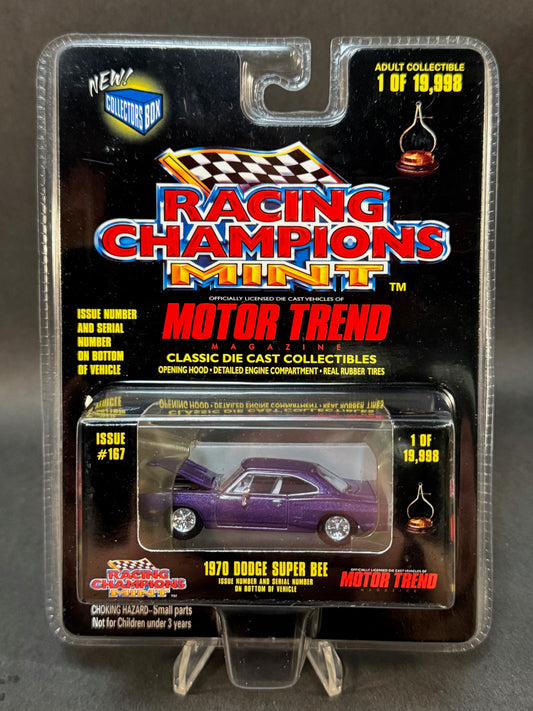 1998 Racing Champions MINT Motor Trend Issue #167 1970 Dodge Super Bee, Purple