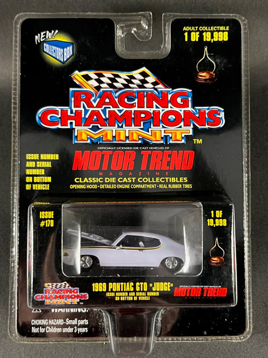 Racing Champions 1998 MINT Motor Trend #170 1969 Pontiac GTO 'Judge', White