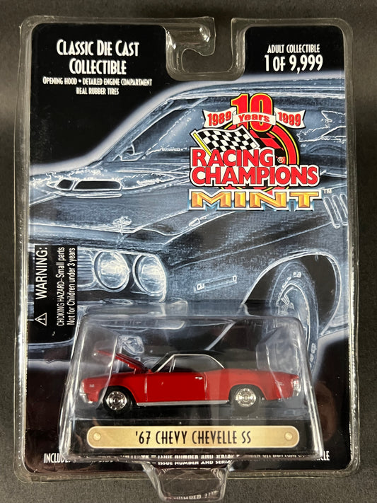 Racing Champions 1999 MINT 10 Years #238 '67 Chevy Chevelle SS, Red