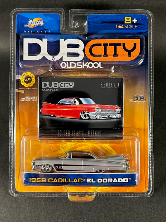 Jada Toys 2002 Dub City Old Skool 1959 Cadillac El Dorado, Silver