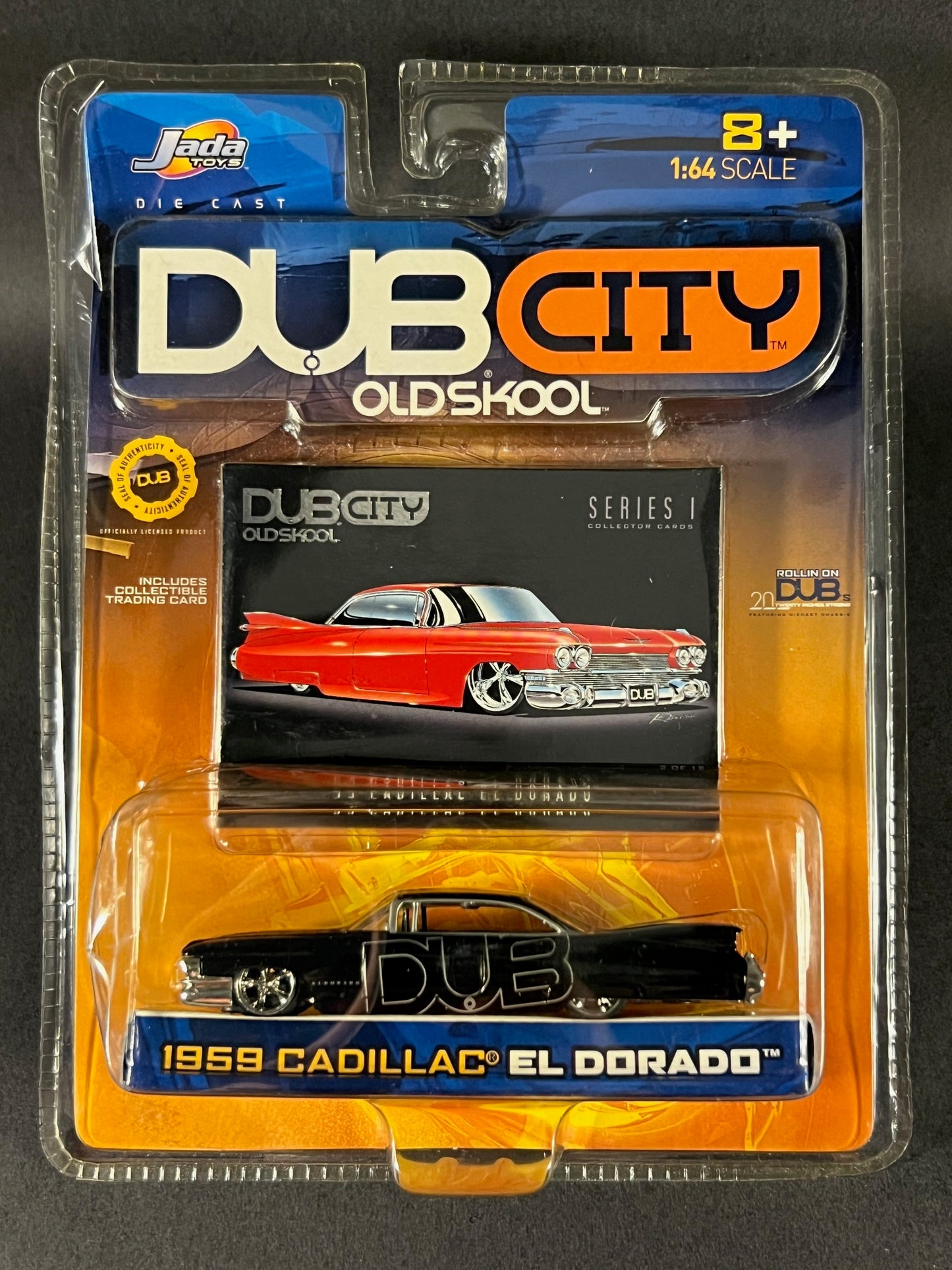 Jada Toys 2002 Dub City Old Skool 1959 Cadillac El Dorado, Black