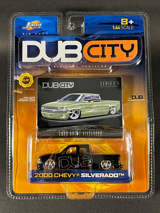 Jada Toys 2001 Dub City Series 1 2000 Chevy Silverado, Black