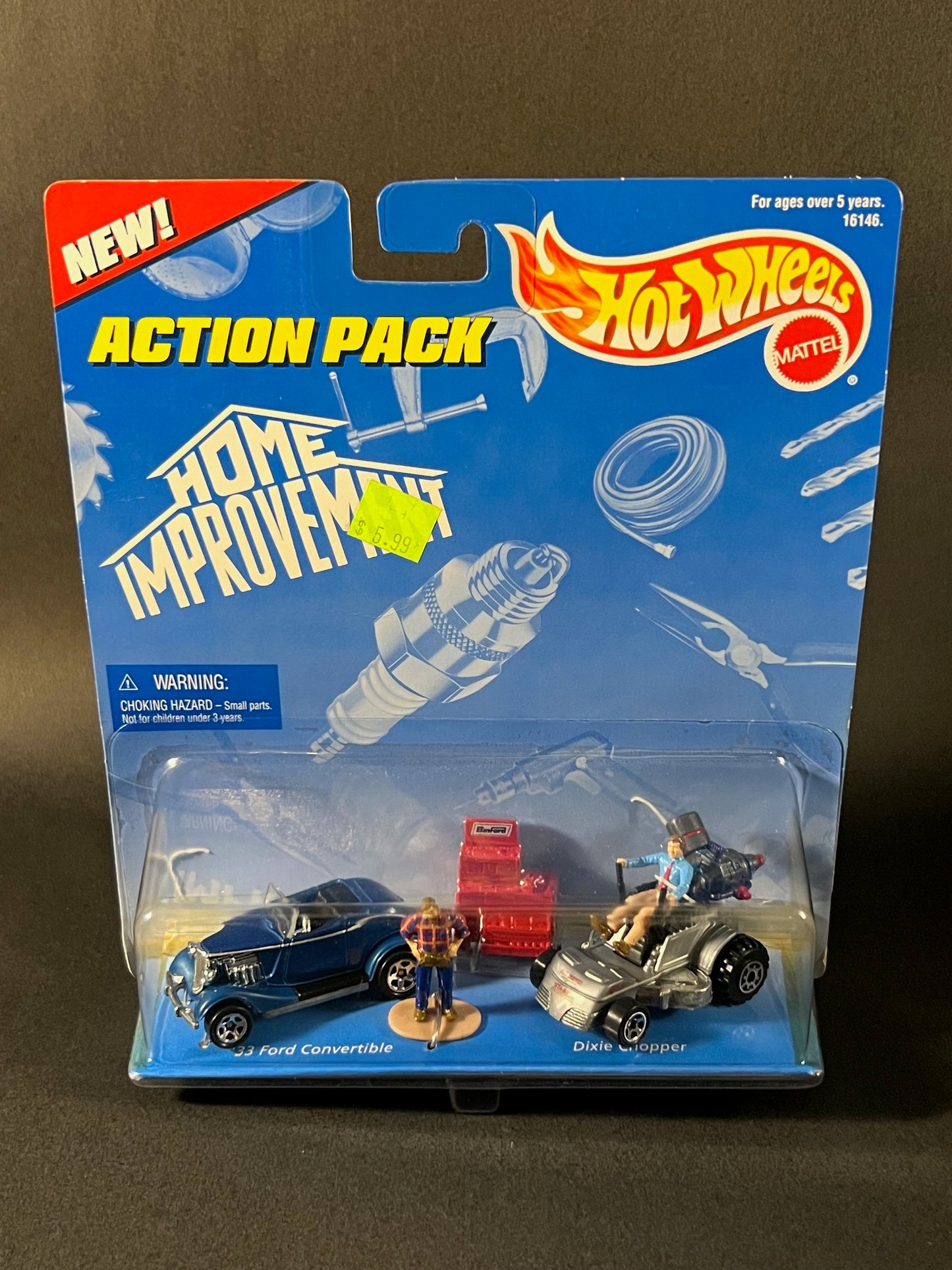 Hot Wheels 1996 Action Pack Home Improvement - It's Tool Time!