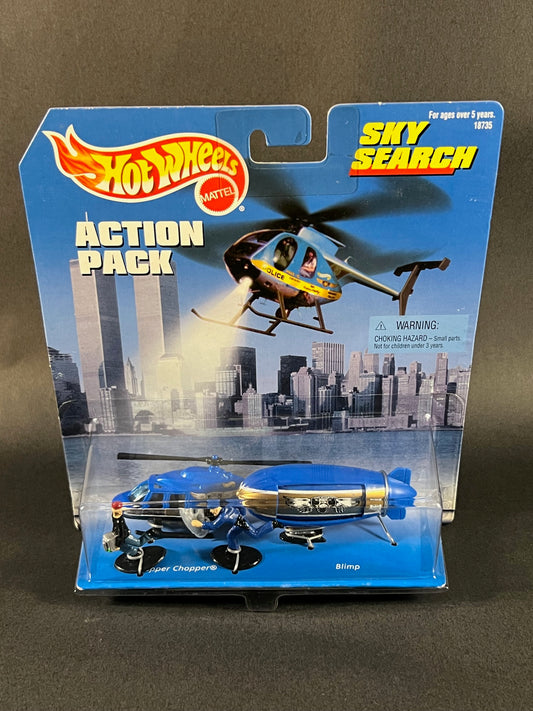 Hot Wheels 1997 Action Pack Sky Search - 24 Hour Surveillance!