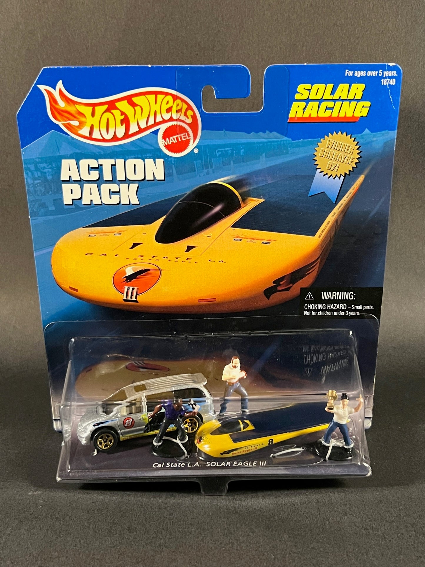 Hot Wheels 1998 Action Pack Solar Racing - Racing With The Sun!