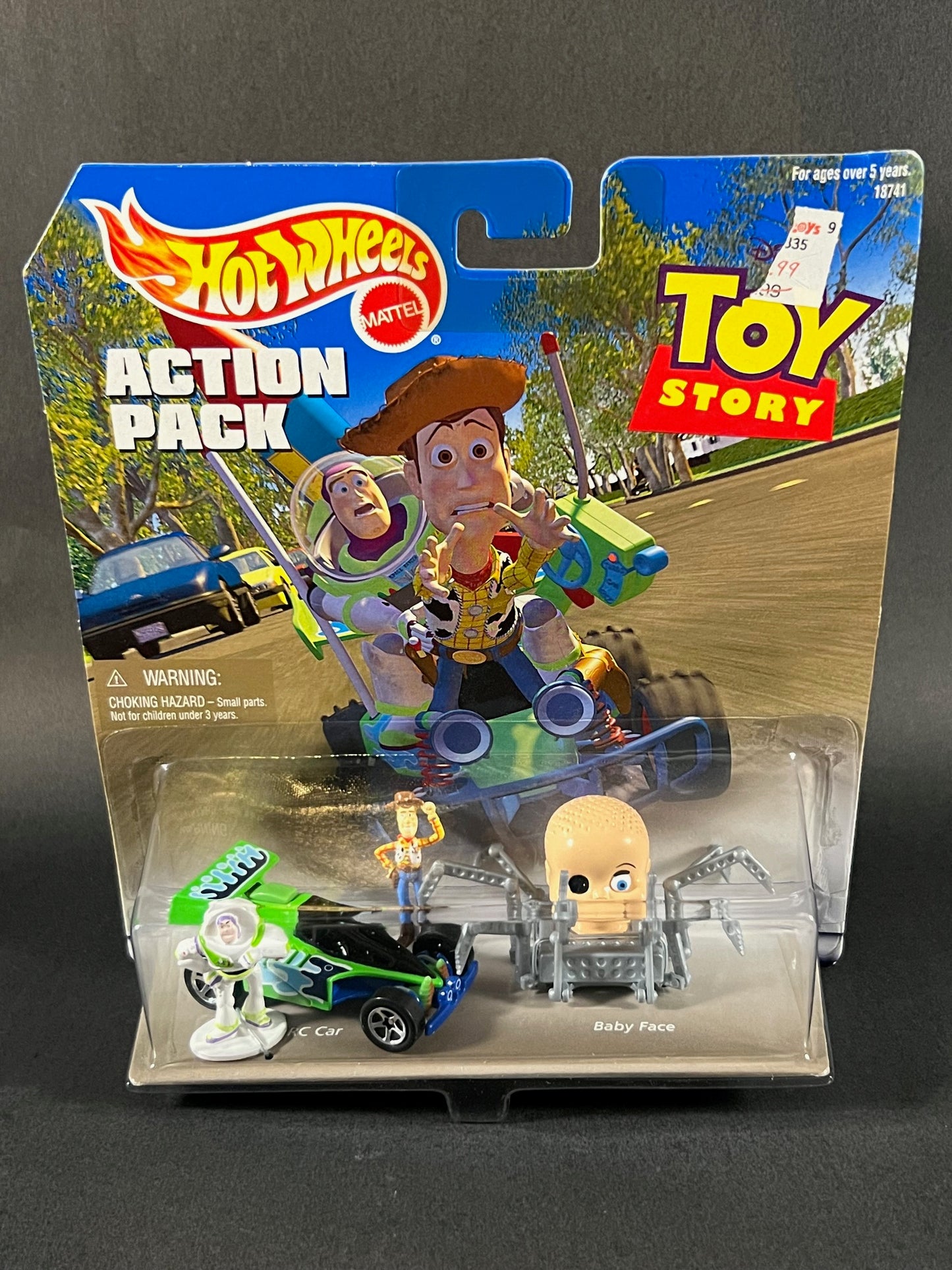 Hot Wheels 1998 Action Pack Toy Story - Baby Face