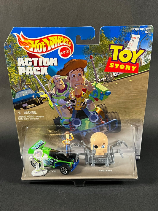 Hot Wheels 1998 Action Pack Toy Story - Baby Face