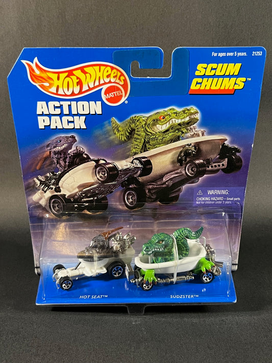 Hot Wheels 1998 Action Pack Scum Chums - Bathroom Derby