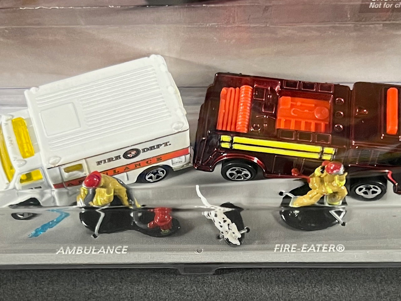 Hot Wheels 1998 Action Pack Fire 'N Rescue - Four Alarm Emergency!