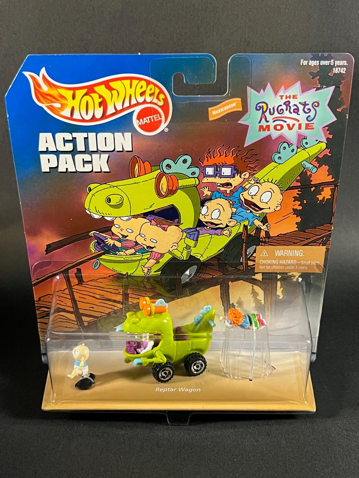 Hot Wheels 1998 Action Pack The Rugrats Movie - Reptar Wagon