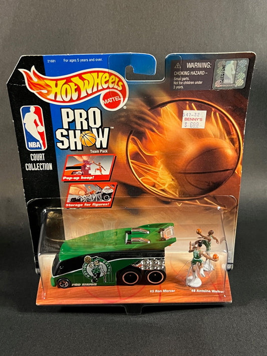 Hot Wheels 1998 NBA Pro Show Boston Celtics #5 Mercer #8 Walker