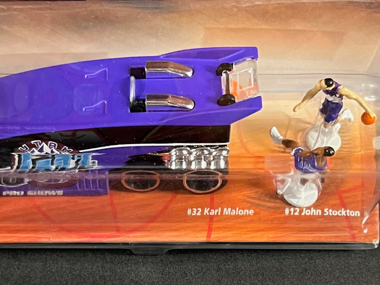 Hot Wheels 1998 NBA Pro Show Utah Jazz #32 Malone #12 Stockton