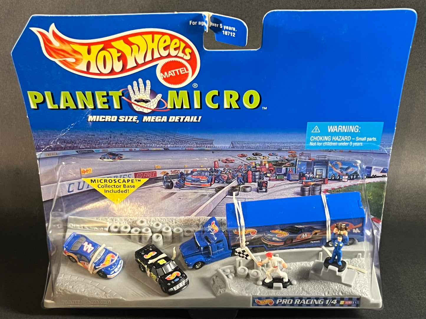 Hot Wheels 1997 Planet Micro NASCAR Pro Racing 1/4 Series 1 Kyle Petty