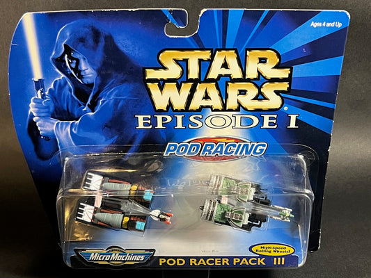 Micro Machines 1998 Star Wars Episode I Pod Racer Pack III