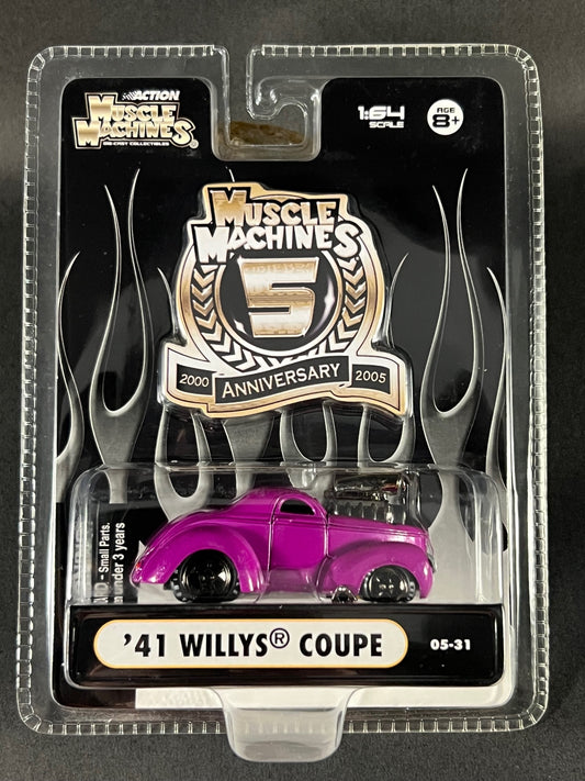 Muscle Machines 2005 5 Year Anniversary 05-31 '41 Willys Coupe, Purple