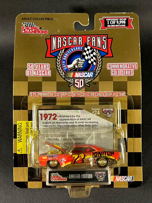 Racing Champions 1998 NASCAR Commemorative Gold Issue #24 Ignitor #72