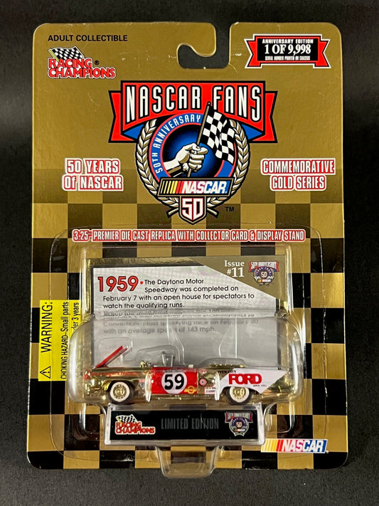 Racing Champions 1998 NASCAR Commemorative Gold Issue #11 River City Ford #59