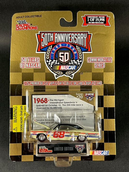 Racing Champions 1998 50 Years of NASCAR Issue #20 Kevin Urban #68