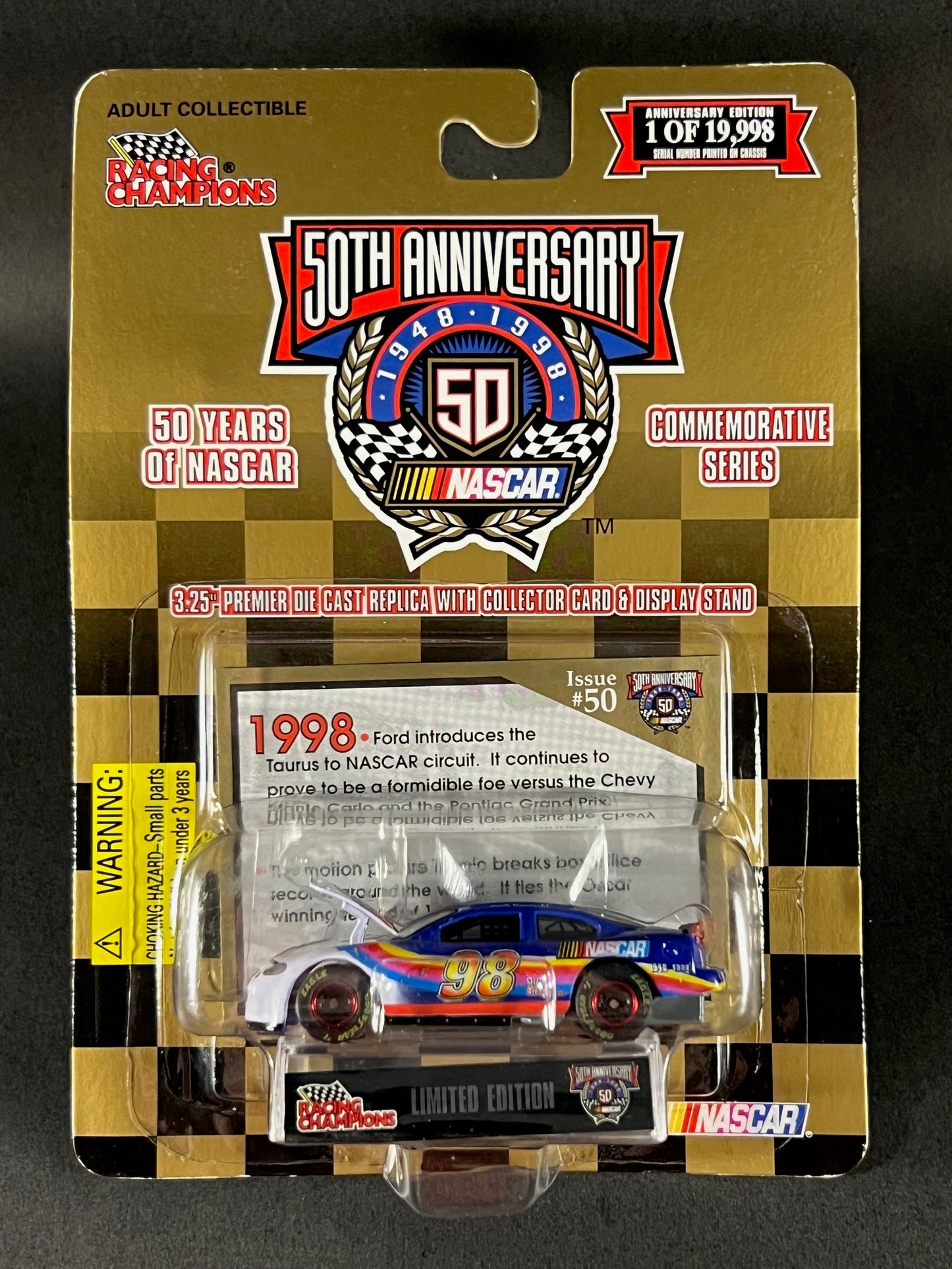 Racing Champions 1998 50 Years of NASCAR Issue #50 Mark Nawrocki #98