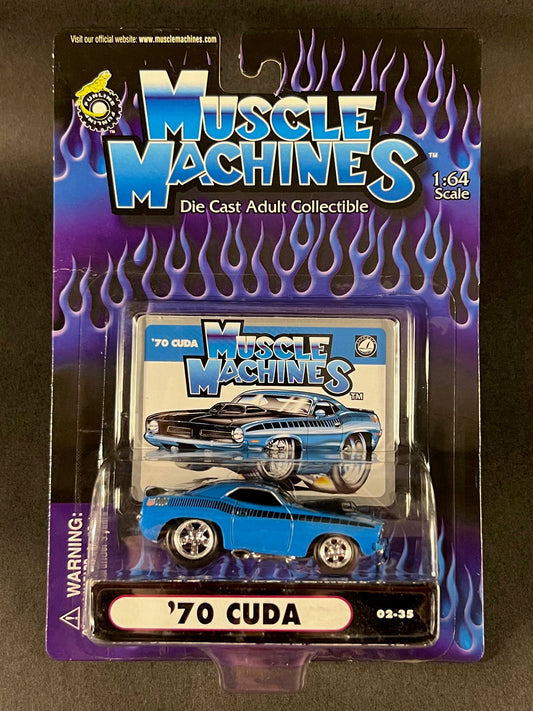 Muscle Machines 2002 Series 2 02-35 '70 Cuda, Blue