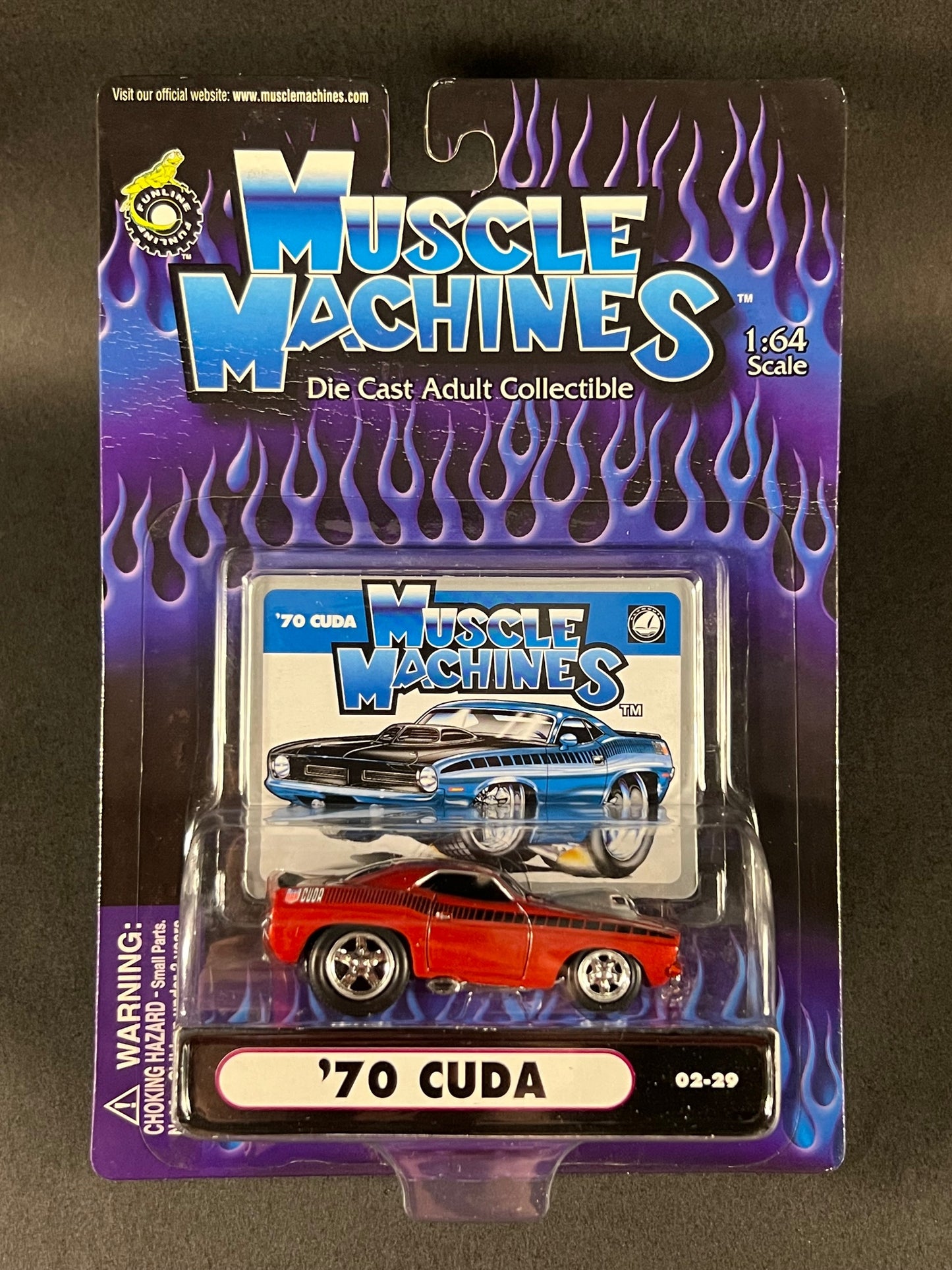 Muscle Machines 2002 02-29 '70 Cuda, Red