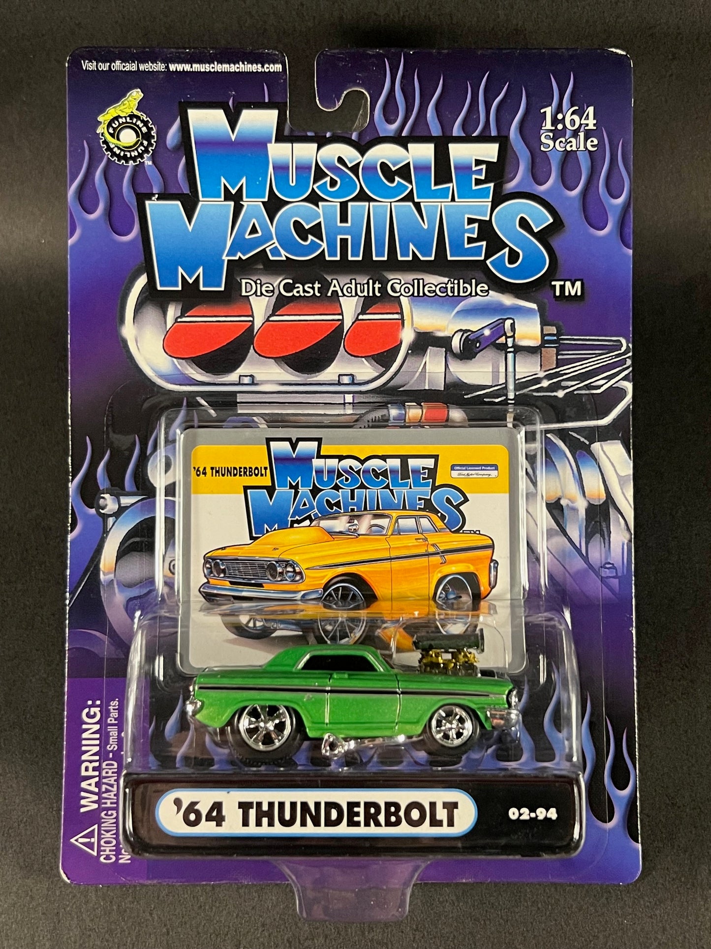 Muscle Machines 2002 02-94 '64 Thunderbolt, Green