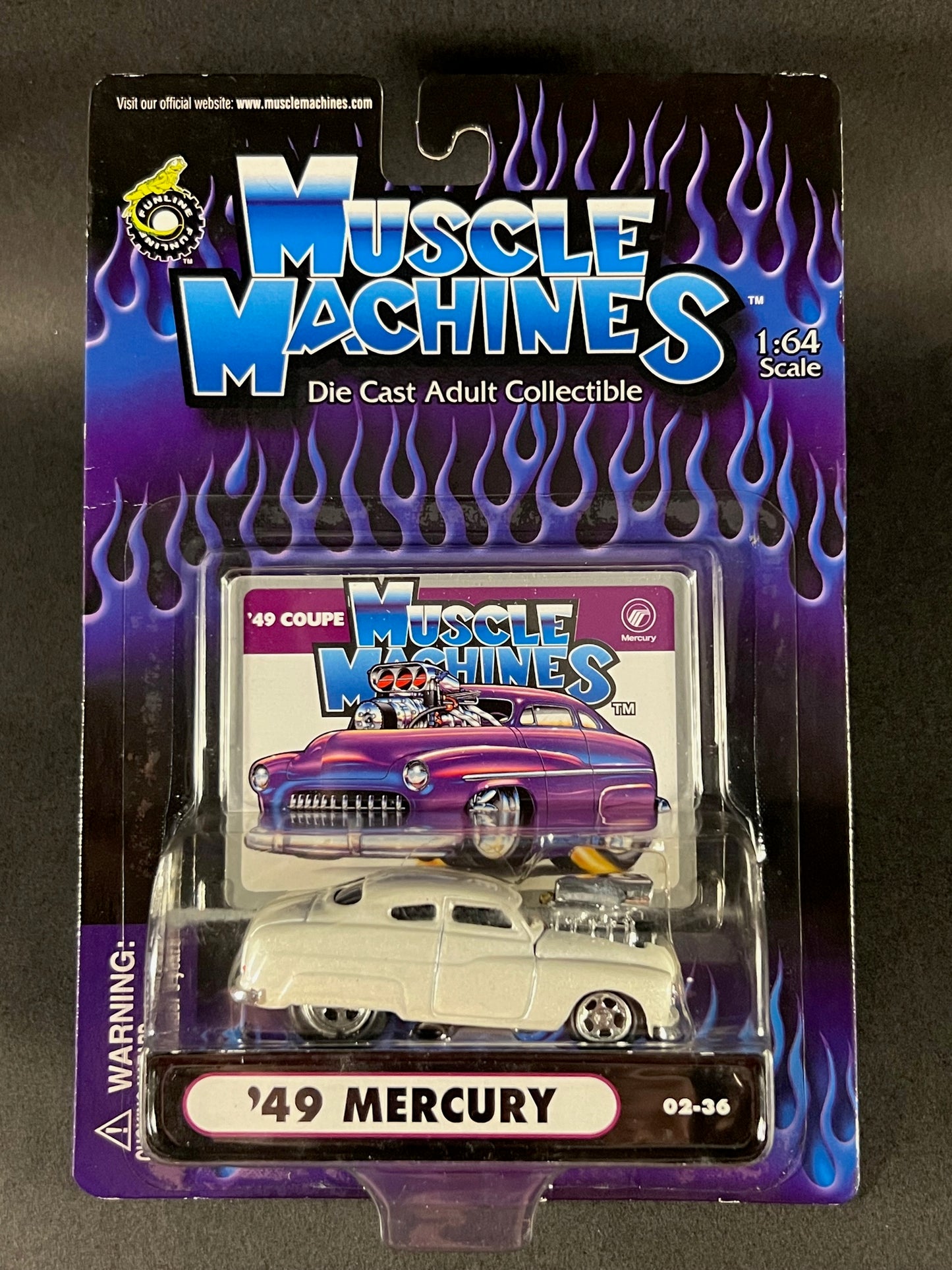 Muscle Machines 2002 02-36 '49 Mercury, White