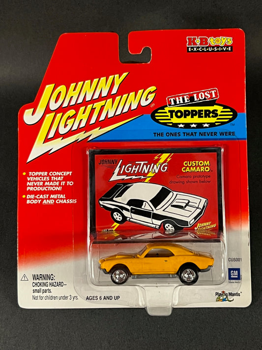 Johnny Lightning 2000 Lost Toppers Series Custom Camaro, Yellow