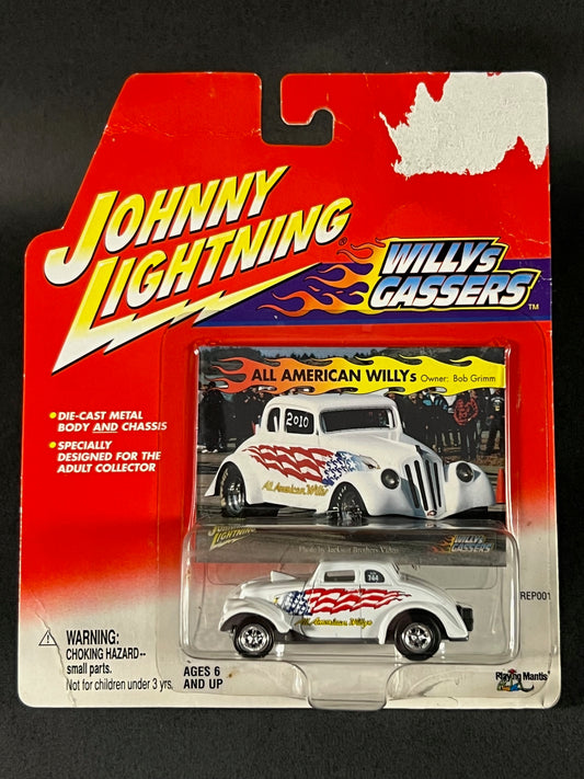 Johnny Lightning 2001 Bob Grimm's All American WILLYs, White