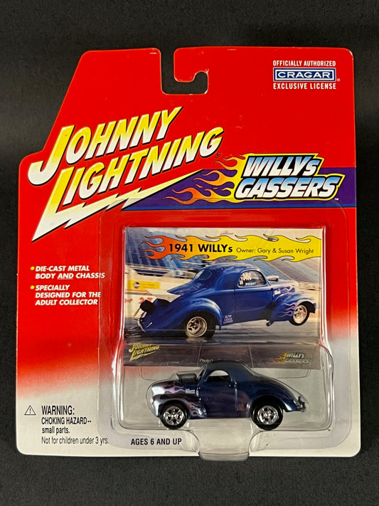 Johnny Lightning 2001 Gary & Susan Wright's 1941 WILLYs, Blue