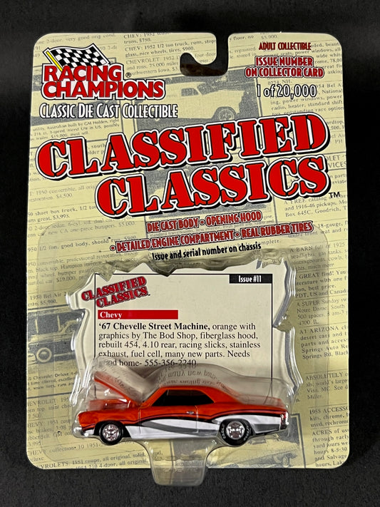 Racing Champions 1999 Classified Classics #11 '67 Chevy Chevelle, Red