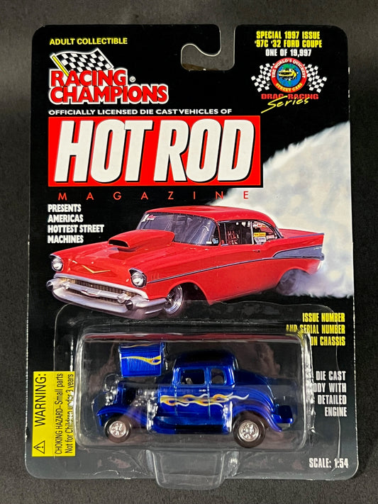 1997 Racing Champions Special Issue Hot Rod Magazine #97C '32 Ford Coupe, Blue