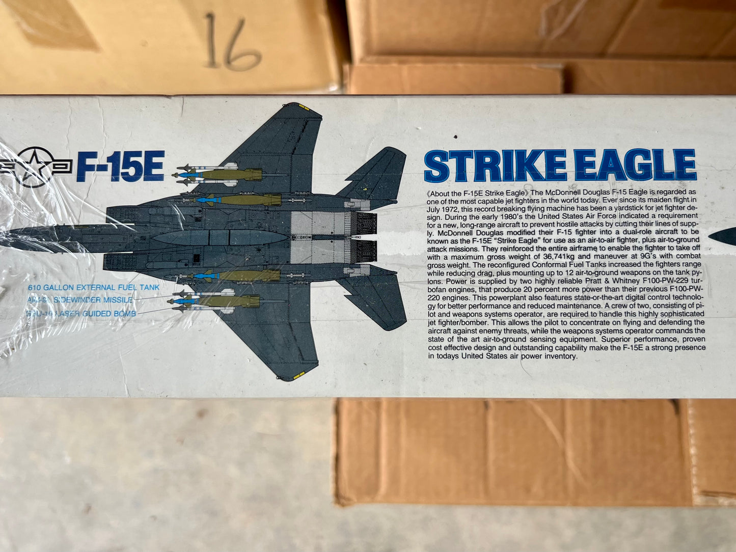 Tamiya Model Kit 60302 1:32 Scale McDonnell Douglas F-15E Strike Eagle