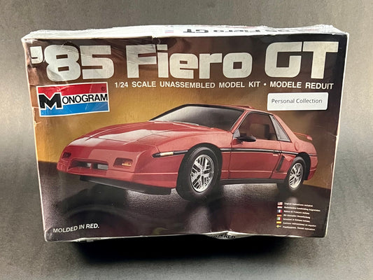 Monogram Model Kit 2242 1:24 Scale '85 Fiero GT