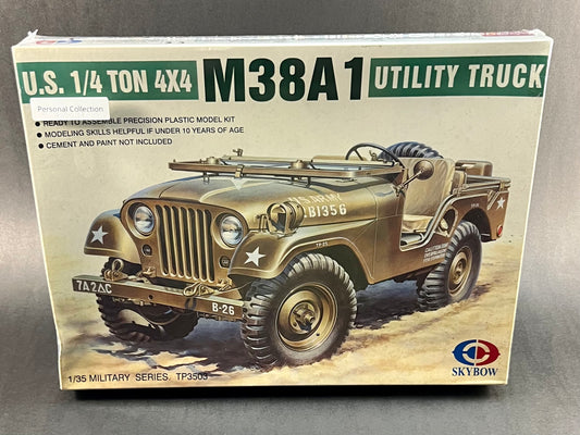 Skybow Model Kit TP3505 1:35 Scale US 1/4 Ton 4x4 M38A1C Army & Marine w/Recoilless Rifle