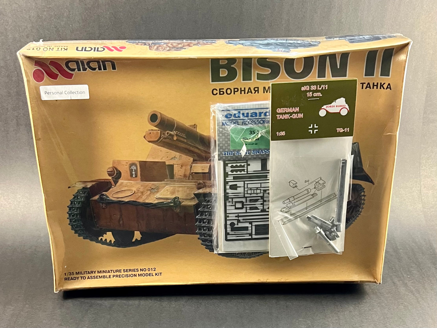 Alan Hobbies Model Kit 012 1:35 Scale Bison II with Extras