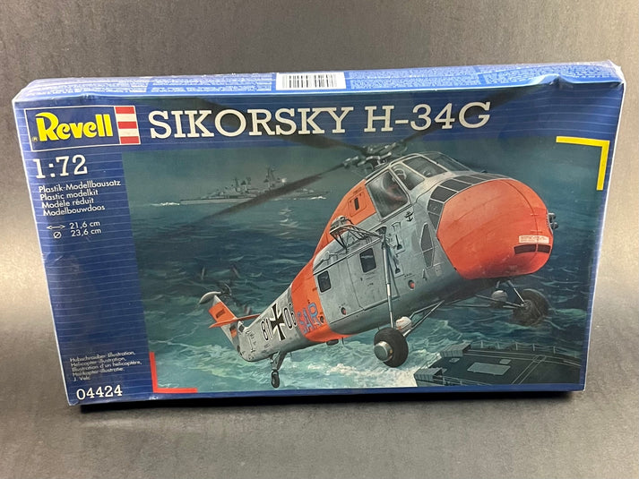 Revell Model Kit 04424 1:72 Scale Sikorsky H-34G Helicopter – Plutonium ...