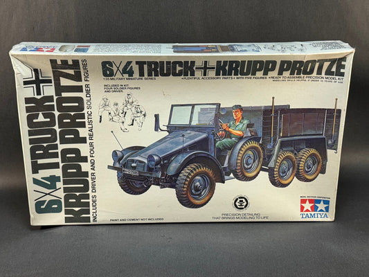 Tamiya Model Kit MM-204A 1:35 Scale 6x4 Truck + Krupp Protze