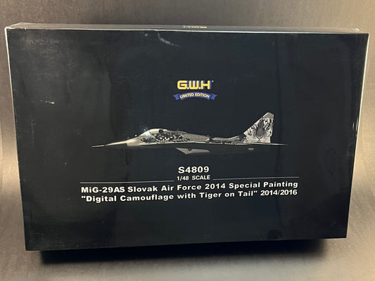 GWH Model Kit S4809 1:48 Scale MiG-29AS Slovak Air Force 2014 Special Painting