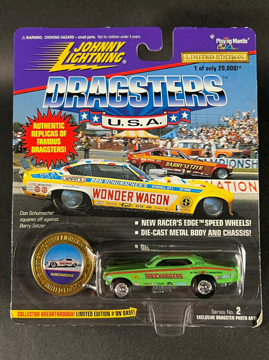 Johnny Lightning 1995 Dragsters USA Series 2 Ramchargers, Green