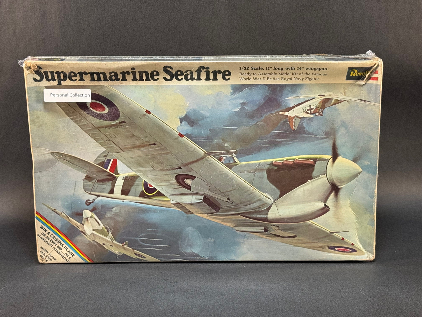 1969 Revell Model Kit H-294 1:32 Scale Supermarine Seafire